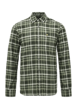 Lyle & Scott - Tonal Check Shirt - Laisvalaikio marškiniai - Žalia