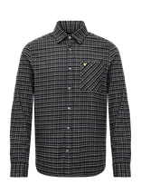 Lyle & Scott - Tartan Flannel Shirt - Languoti marškiniai - Juoda