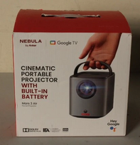 SALE OUT. Anker Nebula Mars 3 Air Google TV Projector with Built-In Netflix | Full HD (1920x1080) | 400 ANSI lumens | Black