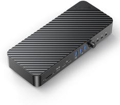 Orico USB-C 10Gbps z DisplayLink 4x 4K@60Hz | PD 60W | DKA22-V1-EU-BK-EP | 6942227135018