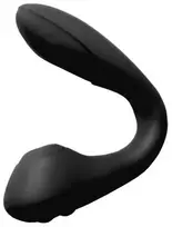 Cere, Spellbound Stimulator, Vibrator & Clit Licker 2-In-1, Air Pulse Vibrator, Curved, USB Rechargeable, Medical Silicone, Juodas