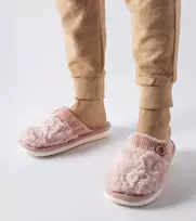 Rožinės šiltos šlepetės Lakeland
