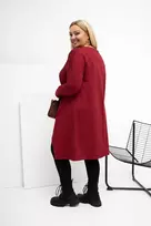 Tunika moterims plus size bordo spalvos Relevance
