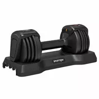 Reguliuojamas hantelis 2–11 kg, juodas, 39 × Ø14,5 cm