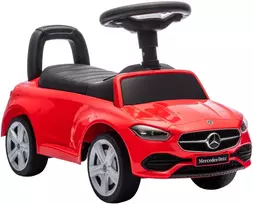Paspiriama mašinėlė Mercedes-Benz C-Class su garsais, raudona, 65 × 28 × 39 cm