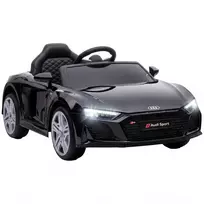 Vaikiškas elektromobilis Audi R8 Spyder su nuotolinio valdymo pultu, juodas, 107 × 58 × 44 cm