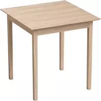 Valgomojo stalas kvadratinis, baltas, 75 x 75 x 76 cm