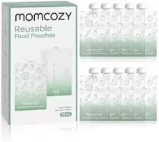 Momcozy daugkartinio naudojimo kūdikių maisto maišeliai, 10 vnt., 120ml