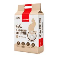BioPlanet Tofu natūralaus kvapo kraikas katėms, 2.5 kg