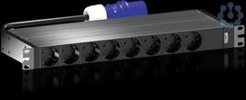 PDU basic 16A/1P CEE 8xCEE7/3 earthing-pin, CEE 7/3: 8 x earthing-pin 7979103 | 4028177947368