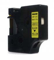 Ribbon JetWorld Replacement Dymo D1 Black on Yellow 9mm x 7m  LM100 , LM120, LM150, LM160, LM200, LM