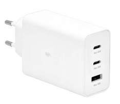 Greitasis 65W įkroviklis, 2xUSB-C, 1x USB-A, Power Delivery ir Quick Charge