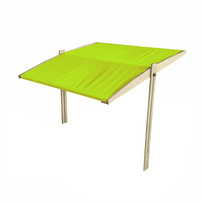 Smėlio dėžės uždangalas 4IQ 4778505892463, 140 x 140 cm, žalia sp., 7 kg