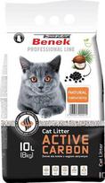 Kačių kraikas Super Benek Active Carbon, bentonitas, 10 l