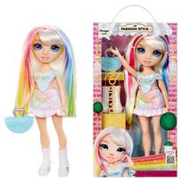 Lėlė su priedais Rainbow High My Fashion Style Amaya Raine, 28 cm, balta sp.