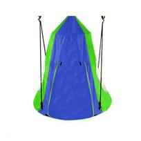 Sūpynės gandro lizdas vaikams 4IQ Tent, 100 cm, 160 cm, mėlyna sp./žalia sp.