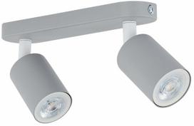 Šviestuvas lubų TK Lighting Livia, GU10, 2 x 10 W, pilka sp. / pilka sp.