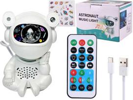 Projektorius šviestuvas projektorius astronautas su bluetooth