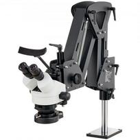 Mikroskopas, daugiafunkcis juvelyrinis mikroskopas, 46.5x17.5x47.5 cm, LED apšvietimas, plienas