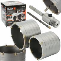 Black gręžimo karūna betonui sds+ plus, skirta dėžutėms 65mm + 80mm