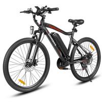 Elektrinis dviratis Samebike SY26-II 26'', juodas