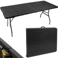 Sulankstomas sodo stalas 180 cm – lagamino formos
