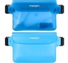 Vandeniui atspari dėklas - SPIGEN - AMP06020 - 2 vnt. - IPX8 - Mėlynoji jūra