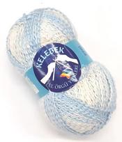 Mezgimo siūlai Kelebek El Orgu Yunleri 100g, spalva marga 1M13