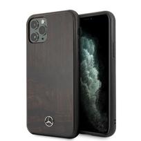 Mercedes-Benz Wood Line dėklas iPhone 11 Pro Max – rudas