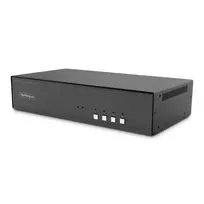 StarTech.com Secure 4-Port Dual Monitor 4K DisplayPort KVM Switch su USB 3.0 Hub ir Audio