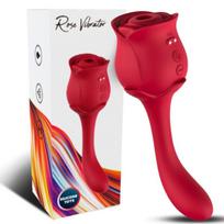 Vibratorius Armony Roselover Licking Vibrating Clit & Stimulator, raudonas