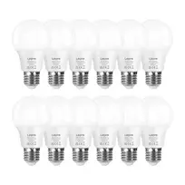 LEPRO 100089-WW-EU-12 LED Bulb, E27, A60, 8.5W (60W), 806 lm, 2700K (warm white), 180°, 12-pack