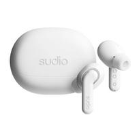 Sudio Earbuds | E4 Pro | Bluetooth | In-ear | Microphone | Cloud White | Noise canceling | Noise reduction | Wireless