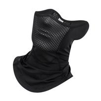 Galvos apdangalas Veido apsauga Ledo šilko vamzdelio šalikėlis Bandana Veido kaukė Dviračių Balaclava Snood Bandanos Vėjui atsparus kaklo mova Šalikėlis juoda