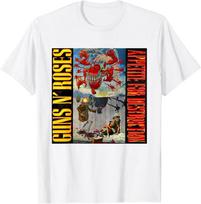 Official Guns N' Roses Appetite For Destruction T-Shirt 2XL gray