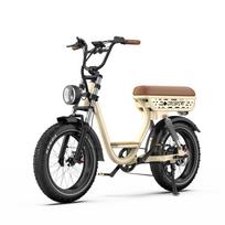 Electric Bike ONESPORT 20  500W Motor Top Speed 45Km/h 48V 18AH Max Range 90Km Beige W77 48V 18AH
