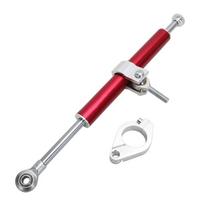 Motociklo slopintuvas Vairo stabilizatorius Saugos valdymas 300R 250R Z300-Z250 ER6N EX300 Z650-Z900RS Universalus raudona