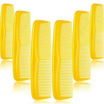 Cross-Border Black Beard Styling Comb, Pocket Size for Boys and Girls, Home & Travel Gift 129x34mm yellow