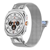Luxury Milanese Magnetic Band for Samsung Galaxy Watch Ultra 47mm 2025 Stainless Steel Strap For galaxy ultra 47 No Gap Bracelet Galaxy Watch Ultra juoda