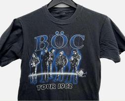 Blue Oyster Cult Band Tour Rock Tee Adult Unisex Shirt Full Size DI758 Unisex T-Shirt M black