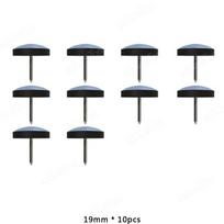 10pcs 19/22/25/30/38mm Furniture Sliders Pad With Nails Glides Sliding Block Table Chair Leg Mat Carpet Hardwood Floor Protector