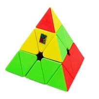 Greitas Švietimo 3x3x3 Lygus Trikampis Kubas Pyraminx Kubas Be Lipdukų Galvosūkiai Magijos Kubas 3D Kubas Dėlionė Žaislas Suaugusiam Vaikui