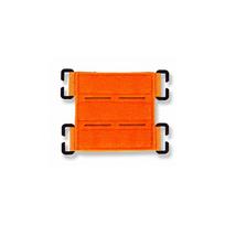 3 colių lipnios juostelės (Velcro) panelė Taktinių ženklelių rodymo lenta Kuprinės ženklelių juosta Nuimamas Molle priedų laikiklis Mini stovas 1Pc oranžinė