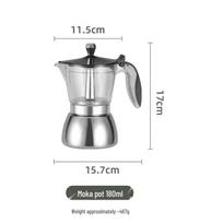 Cross Mocha Pot Espresso Maker: Portable Italian-Style Coffee Utensils Set for Home Use 1000+ units