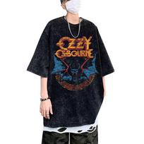 Heavy Metal Rock Band Black Sabbath Ozzy Osbourne Vintage Washed T-shirt Men Women Fashion Casual Tshirt Male Oversized T Shirts S black