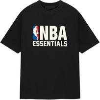 Fear of God Essentials x NBA Marškinėliai Juodi Vyriški Viršutiniai Drabužiai 125AL244001F M white