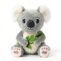 27cm Miško gyvūnas Koala pliušinis žaislas Australijos mėgstama pliušinė lėlė Apkabinti lapus Pripildyta gyvūno lėlė Gimtadienio dovana 27cm gray