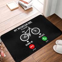 Mountain Bike Is Calling Doormat Anti-Slip Entrance Kitchen Bathroom Floor Door Mat MTB Bicycle Cyclist Ride Garden Carpet Rug 40X60CM
