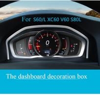 Aluminum Instrument Panel Decorative Trim for Volvo XC60 S60 S80 V60 2012-2017 One Size juoda