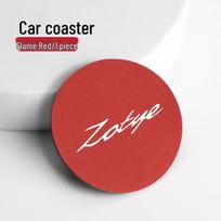 Zotye T300/2008/5008 M300 Z200 HB Car Cup Holder Anti-Slip Storage Mat red